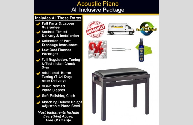 Kawai K-200 SL Dark Walnut Satin Upright Piano All Inclusive Package - Image 2